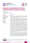 Experience of Legal Regulation of Lootboxes in Different Countries: a Comparative Analysis