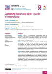 Overcoming Illegal Cross-border Transfer of Personal Data