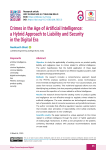 Crimes in the Age of Artificial Intelligence: a Hybrid Approach to Liability and Security in the Digital Era