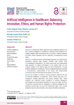 Artificial Intelligence in Healthcare: Balancing Innovation, Ethics, and Human Rights Protection