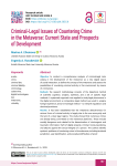 Criminal-Legal Issues of Countering Crime in the Metaverse: Current State and Prospects of Development