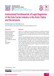 International Fundamentals of Legal Regulation of the Data Center Industry in the Arctic States and the Antarctic