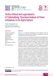 Techno-Ethical and Legal Aspects of Cyberbullying: Structural Аnalysis of Power Imbalances in the Digital Sphere