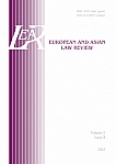 5 (3), 2022 - EUROPEAN AND ASIAN LAW REVIEW