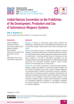 United Nations Convention on the Prohibition of the Development, Production and Use of Autonomous Weapons Systems