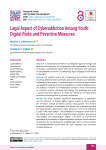 Legal Aspect of Cyberaddiction Among Youth: Digital Risks and Peventive Measures