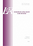 9 (1), 2026 - EUROPEAN AND ASIAN LAW REVIEW
