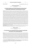 Системная модель интеграции цифровых финансовых инноваций и цифровой трансформации продаж
