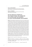 On the Tracks of Creativity: The Tourist Train, the Formation of Clusters and the Dynamics of Local Socioeconomic Development [Туристический поезд как креативный маршрут: формирование кластеров и динамика местного социально-экономического развития]