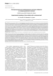 Экспериментальное моделирование костного дефекта со склерозированной стенкой