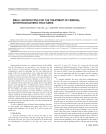 Небольшой разрез PFNA для лечения переломов межчелюстных бедренной кости
