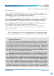 New plasticizers for PVC-compositions in construction