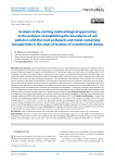 Analysis of the existing methodological approaches to the problem of establishing the boundaries of soil pollution with the main pollutants and metal-containing nanoparticles in the areas of location of unauthorized dumps