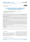 X-ray spectral methods for measuring the degree of ordering of carbon nanoparticles