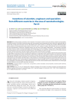 Inventions of scientists, engineers and specialists from different countries in the area of nanotechnologies. Part II