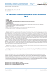 The inventions in nanotechnologies as practical solutions. Part II