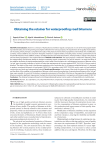 Obtaining the retainer for waterproofing road bitumens