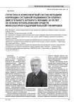 Структура и компонентный состав методики коррекции суставной подвижности опорно-двигательного аппарата женщин 25-30 лет на основе использования средств физкультурно-оздоровительной тренировки