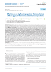 Effective use of dry foaming agents in the manufacture of foam gypsum thermal insulation nanocompositions