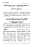 Влияние длины волокон на свойства композиционных материалов из вторичного сырья