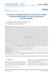 Compressive strength prediction and composition design of structural lightweight concretes using machine learning methods