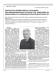 Показатели предигрового состояния квалифицированных футболистов, влияющие на эффективность соревновательной деятельности