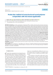 Production method of nanostructured wood-polymer composition with microwave application