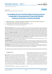 Controlling the structural formation of porized cement composites in the production of thermally efficient enclosure structures of enhanced quality