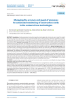 Managing the accuracy and speed of processes for automated monitoring of construction works in the context of new technologies