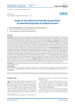 Study on the influence of zeolite nanoparticles on selected properties of portland cement