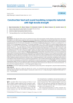 Construction heat and sound insulating composite materials with high tensile strength