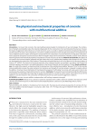 The physical and mechanical properties of concrete with multifunctional additive