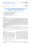 Advancing Decision-Making: The Role of Management Analytics in Modern Business Practices