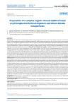 Preparation of a complex organic-mineral additive based on phloroglucinol-furfural oligomers and silicon dioxide nanoparticles