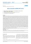 Epoxy composites modified with coal tar