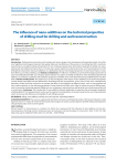 The influence of nano-additives on the technical properties of drilling mud for drilling and well reconstruction