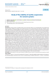 Study of the stability of zeolite suspensions for cement systems