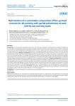 Optimization of a sustainable composition of fine-grained concrete for 3D printing with partial substitution of sand with fly ash and slag waste