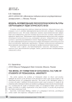 Модель формирования рискологической культуры обучающихся педагогического вуза