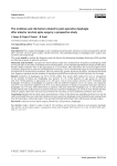 The incidence and risk factors related to post-operative dysphagia after anterior cervical spine surgery: a prospective study