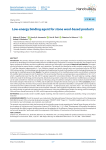 Low-energy binding agent for stone wool-based products
