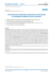The electrical conductivity evaluation of nanocoating on intelligent building structure elements