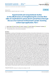 Experimental and computational studies on the effectiveness of strengthening the concrete floor slabs of a hydroelectric power plant's powerhouse through the use of an external reinforcement system involving carbon tape application. Part I