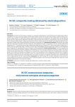 Ni-SiC composite coating obtained by electrodeposition