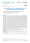 Self-compacting concrete for monolithic constructions with highly dispersed silica-based additives