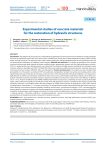 Experimental studies of concrete materials for the restoration of hydraulic structures