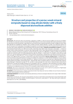 Structure and properties of a porous wood-mineral composite based on slag-silicate binder with a finely dispersed alumosilicate additive