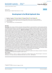 Development of artificial hydraulic lime