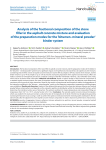 Analysis of the fractional composition of the stone filler in the asphalt concrete mixture and evaluation of the preparation modes for the 'bitumen–mineral powder' binder system