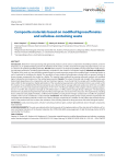Composite materials based on modified lignosulfonates and cellulose-containing waste